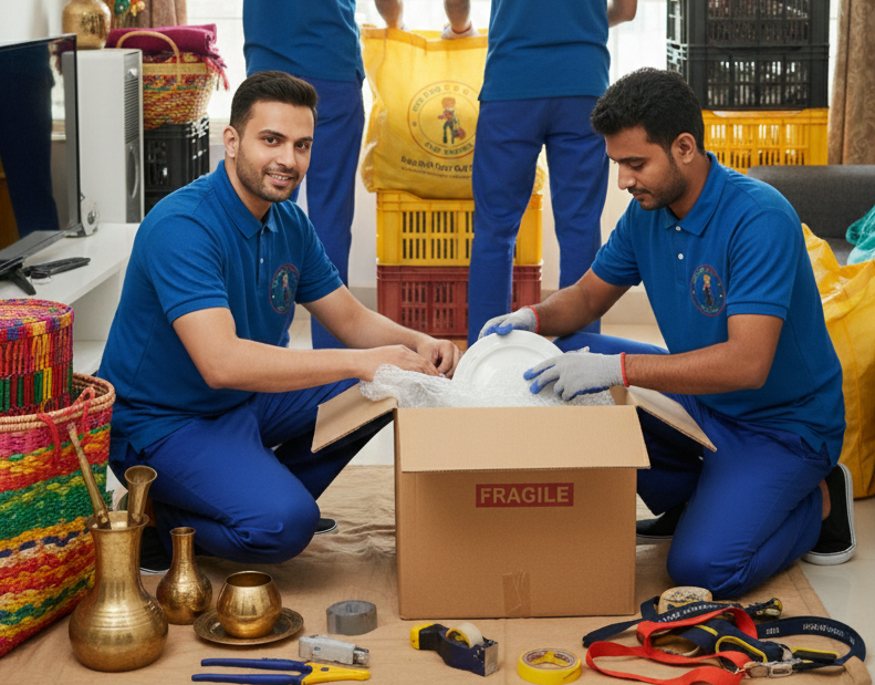 House Shifting: Packing and moving services with expert handling.